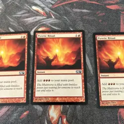 PYRETIC RITUAL X4 2011 Core Set M11 Magic MTG MINT CARD - Image 3