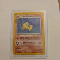 Pokemon TCG Light Ninetales Neo Destiny 50/105 Regular LP. - Image 1