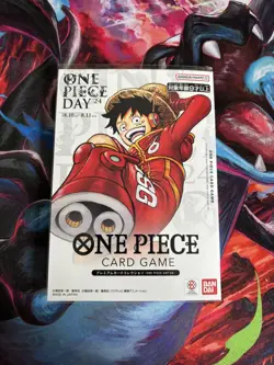 One Piece Day 24 Card Game Premium Card New & Sealed Monkey D Luffy SR OP07-109 - Image 1