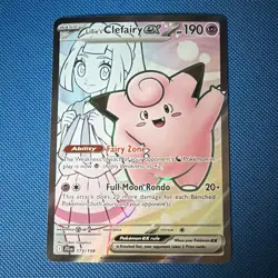 Pokemon TCG Lillie’s Clefairy ex 173/159 Sv09: Journey Together Ultra Rare - Image 1