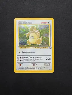 Pokemon TCG Kangaskhan 5/64 Jungle Holo Rare Vintage WOTC MP+ - Image 1