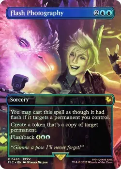 Flash Photography Foil Borderless Final Fantasy MTG NM - Image 1