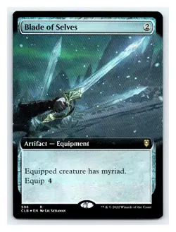 Blade of Selves, Extended Art Foil, Magic the Gathering MTG NM Bit Off Center - Image 1