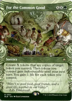 For the Common Good - Bloomburrow #321 - Near Mint - Normal - Image 1
