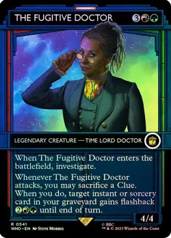 The Fugitive Doctor Showcase Foil Doctor Who Commander NM MTG - Image 1