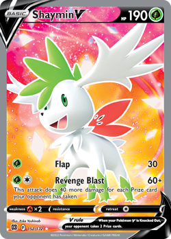 Shaymin V 152/172 Ultra Rare Brilliant Stars Pokemon NM/M - Image 2
