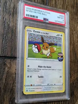 Pokemon TCG - Eevee On the Ball 002/005 - PSA 8 - Image 3