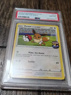 Pokemon TCG - Eevee On the Ball 002/005 - PSA 8 - Image 4