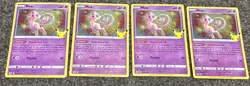 Pokemon celebrations mew 11/25 LP to NM lot of 4 - Image 1
