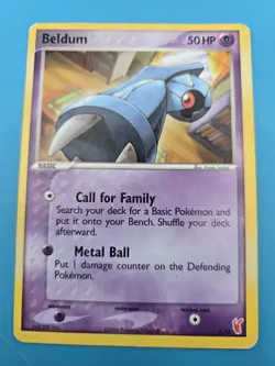 Beldum - 1/12 Hidden Legends #54 (2004) Common Pokemon Trainer Kit VG - Image 1