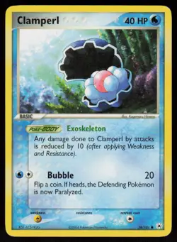 Clamperl 58/101 Common Hidden Legends Pokemon Moderately Played - Image 1