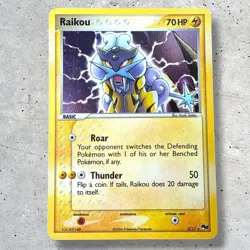 2006 Pokemon POP Series 2 Raikou 3/17 Holo Rare Promo - Vintage TCG NM - Image 1