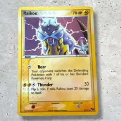 2006 Pokemon POP Series 2 Raikou 3/17 Holo Rare Promo - Vintage TCG NM - Image 2