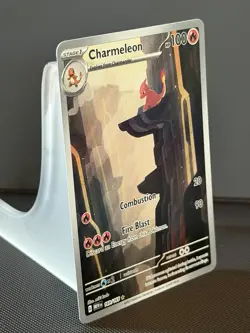 Pokemon TCG Charmeleon SV 151 169/165 Illustration Rare Full Art Holo EN - Image 3