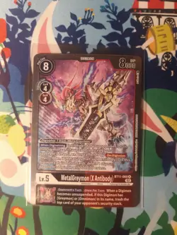 Digimon Card Game MetalGreymon (X Antibody) BT11-069 Rare Near Mint - Image 1