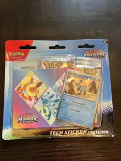 Pokemon TCG Scarlet & Violet—Prismatic Eevee Evolutions Tech Sticker Box - Image 1