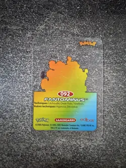CARTE POKEMON LAMINCARDS / TRANSPARENTE - #092 FANTOMINUS - Image 2