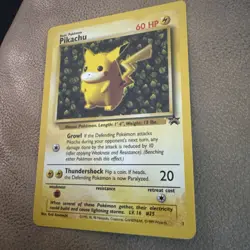 Pokemon Pikachu Black Star Promo Rare Regular 1/1 Wizards TCG 1999 - Image 3