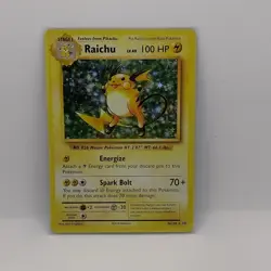 Pokemon TCG Raichu Rare Holo 36/108 NM - Image 1