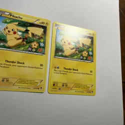 Pokemon x3 | Pikachu 27/111 | Furious Fists | Non Holo - All LP - Image 2