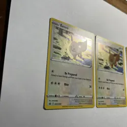 Pokemon x3 - Eevee Black Star Promo SWSH190 Cosmos Holo - All LP-MP - Image 5