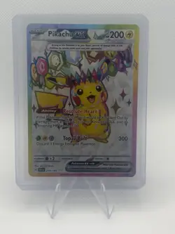 Pokemon Pikachu ex 219/191 Surging Sparks Ultra Rare Full Art Holo SV08 NM - Image 1