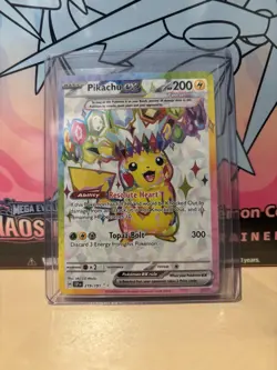 Pokemon Pikachu ex 219/191 SV08 Surging Sparks Ultra Rare Full Art Holo - Image 1