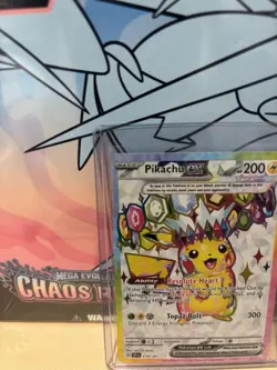 Pokemon Pikachu ex 219/191 SV08 Surging Sparks Ultra Rare Full Art Holo - Image 5