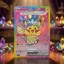 Pokemon TCG Pikachu ex 219/191 SV08 Surging Sparks Ultra Rare Full Art Holo - Image 1