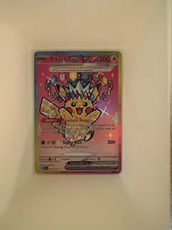 Pokemon TCG Pikachu ex 219/191 SV08 Surging Sparks Ultra Rare Full Art Holo - Image 3