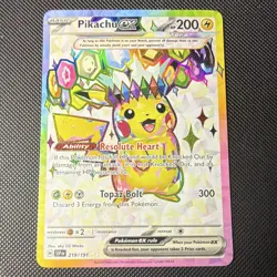 Pokemon TCG Pikachu ex 219/191 SV08 Surging Sparks Ultra Rare Full Art Holo ENG - Image 1