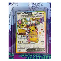 Pokemon Pikachu ex 219/191 SV08 Surging Sparks Ultra Rare Full Art Holo - Image 1