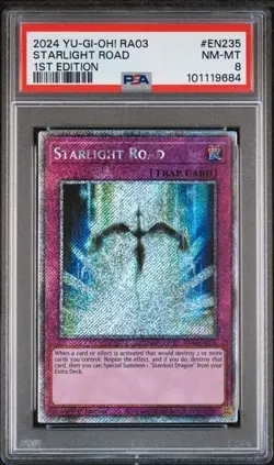 2024 YuGiOh! RA03 Starlight Road 1st Edition #EN235 PSA 8 NM-MT - Image 1