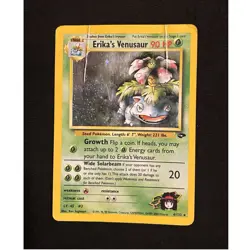 Pokemon TCG Erika's Venusaur Holo Rare Gym Challenge 4/132 English 2000 HP/DM - Image 1