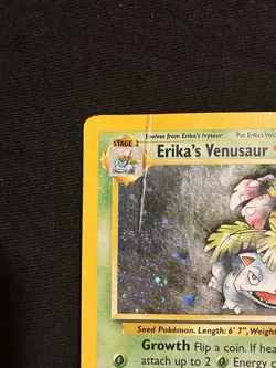 Pokemon TCG Erika's Venusaur Holo Rare Gym Challenge 4/132 English 2000 HP/DM - Image 5