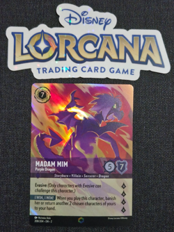 Disney Lorcana RoTF Floodborn Enchanted Arthur Wizard's Apprentice EN NM Rare - Image 1