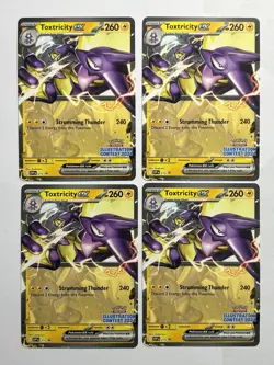 4x 2024 Illustration Contest Toxtricity 215 Pokemon Card [NM] SV Promo - Image 1