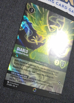 Disney Lorcana Ursula's Return Enchanted Diablo Devoted Herald EN NM Rare - Image 5