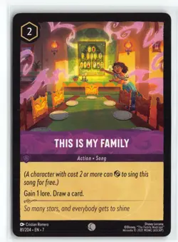 This Is My Family (Disney Lorcana) #81/204 NM - Image 1