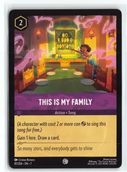 This Is My Family (Disney Lorcana) #81/204 NM - Image 1