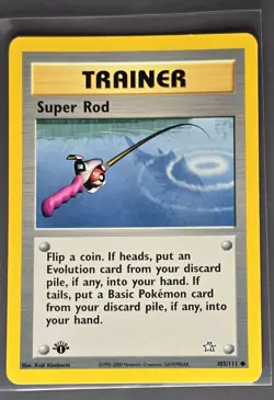 Pokemon TCG 1st Edition Neo Genesis Lot Of 8 Cards Toploaded 2000 WOTC Vintage - Image 3