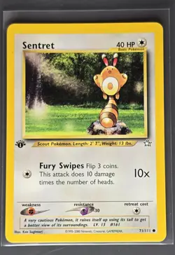 Pokemon TCG 1st Edition Neo Genesis Lot Of 8 Cards Toploaded 2000 WOTC Vintage - Image 4