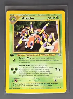 Pokemon TCG 1st Edition Neo Genesis Lot Of 8 Cards Toploaded 2000 WOTC Vintage - Image 5