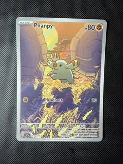 NM Phanpy 205/191 Surging Sparks Illustration Rare Pokemon Card - Image 1