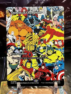 Anthem of Champions [Marvel Super Heroes] NF MTG - Image 1