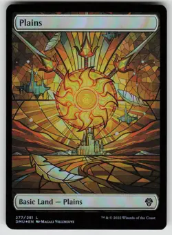 Plains (Showcase) 277 Land Dominaria United Magic: The Gathering Foil Near Mint - Image 1