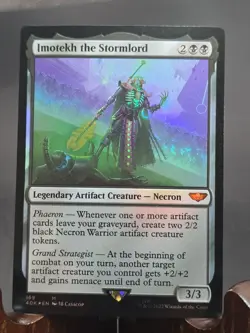 Imotekh the Stormlord Universes Beyond: Warhammer 40000 MTG Foil Near Mint - Image 1