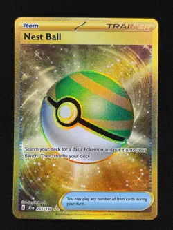 Nest Ball 255/198 Hyper Rare Scarlet & Violet Pokemon NM - Image 1