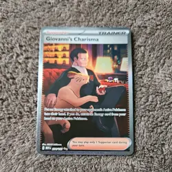 Pokemon TCG - S&V 151 - 204/165 Giovanni's Charisma - SIR - NM - Image 1