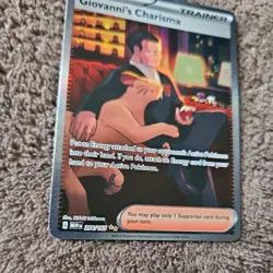 Pokemon TCG - S&V 151 - 204/165 Giovanni's Charisma - SIR - NM - Image 2